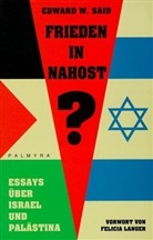 Felicia Langer, Edward D. Said, Edward W Said, Edward W. Said, Michael Schiffmann - Frieden in Nahost?