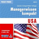 Gabriele Schlegel, Volker Schlegel, Philip Schwarz - Managerwissen kompakt - USA, 2 Audio-CDs (Hörbuch)
