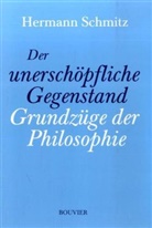Hermann Schmitz - Der unerschöpfliche Gegenstand