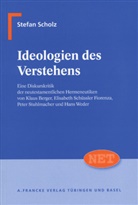 Stefan Scholz - Ideologien des Verstehens