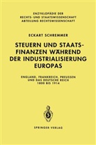 Eckart Schremmer - Steuern und Staatsfinanzen während der Industrialisierung Europas