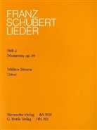 Franz Schubert - Die Winterreise op.89 D 911, Mittlere Singstimme und Klavier