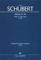 Franz Schubert, Michael Heinemann - Messe in As (Klavierauszug)