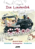 Monika Scheer-Liebaug, Karin Schuh, Silvia Katefidis, Schuh Verlag GmbH - Die Liederlok - Handbuch mit Bilderkarten, m. 1 Buch