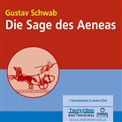 Gustav Schwab, Agnes Vogler - Die Sage des Aeneas, 2 Audio-CDs (Hörbuch)