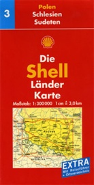 Die Shell Länderkarte: Die Shell Länderkarte Schlesien, Sudeten. Silesia, Sudetes. Silesie, Les monts Sudetes. Slask Sudety