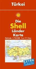 Die Shell Länderkarte: Die Shell Länderkarte Türkei. Turkey. Turquie. Türkiye