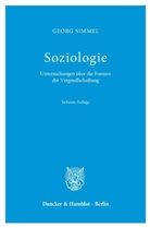 Georg Simmel - Soziologie