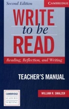 William R. Smalzer - Write to be Read, Teacher's Manual (Second Edition)