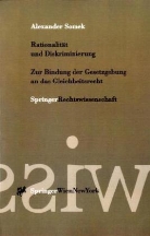 Alexander Somek - Rationalität und Diskriminierung