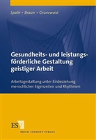 Martin Braun, Martin (Dr.- Braun, Petra Grunewald, Dieter Spath, Dieter (Prof. Dr.-Ing. Spath - Gesundheits- und leistungsförderliche Gestaltung geistiger Arbeit