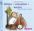 Peter Spork, Dominik Freiberger - Höher - schneller - weiter, 2 Audio-CDs (Audio book)