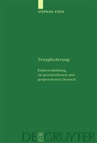 Stephan Stein - Textgliederung