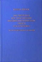 Rudolf Steiner, Rudolf Steiner Nachlassverwaltung - Das Verhältnis der verschiedenen naturwissenschaftlichen Gebiete zur Astronomie