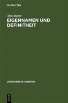 Afra Sturm - Eigennamen und Definitheit