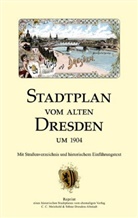 Michael Schmidt - Stadtplan vom alten Dresden um 1904