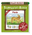 Helge Glatzel-Poch - Stempelstift-Block, Pferde, m. Stempelstift