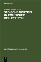 Claudia Wiener, Claudia Wiener - Stoische Doktrin in römischer Belletristik