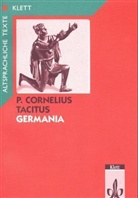 Tacitus - Germania - 1: Text mit Wort- und Sacherläuterungen