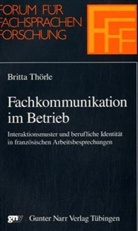 Britta Thörle - Fachkommunikation im Betrieb