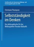 Christiane Thompson - Selbstständigkeit im Denken