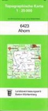 Topographische Karten Baden-Württemberg: Topographische Karte Baden-Württemberg Ahorn