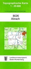 Topographische Karten Baden-Württemberg: Topographische Karte Baden-Württemberg Aitrach