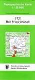 Topographische Karten Baden-Württemberg: Topographische Karte Baden-Württemberg Bad Friedrichshall