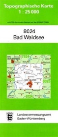 Topographische Karten Baden-Württemberg: Topographische Karte Baden-Württemberg Bad Waldsee