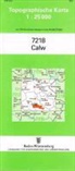 Topographische Karten Baden-Württemberg: Topographische Karte Baden-Württemberg Calw