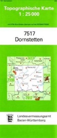 Topographische Karten Baden-Württemberg: Topographische Karte Baden-Württemberg Dornstetten