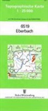 Topographische Karten Baden-Württemberg: Topographische Karte Baden-Württemberg Eberbach