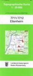 Topographische Karten Baden-Württemberg: Topographische Karte Baden-Württemberg Ettenheim