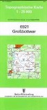 Topographische Karten Baden-Württemberg: Topographische Karte Baden-Württemberg Großbottwar