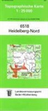 Topographische Karten Baden-Württemberg: Topographische Karte Baden-Württemberg Heidelberg-Nord
