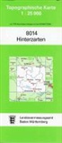 Topographische Karten Baden-Württemberg: Topographische Karte Baden-Württemberg Hinterzarten
