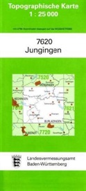Topographische Karten Baden-Württemberg: Topographische Karte Baden-Württemberg Jungingen