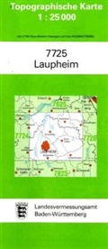 Topographische Karten Baden-Württemberg: Topographische Karte Baden-Württemberg Laupheim