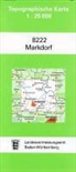 Topographische Karten Baden-Württemberg: Topographische Karte Baden-Württemberg Markdorf