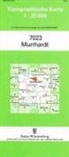 Topographische Karten Baden-Württemberg: Topographische Karte Baden-Württemberg Murrhardt