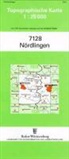 Topographische Karten Baden-Württemberg: Topographische Karte Baden-Württemberg Nördlingen