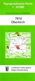 Topographische Karten Baden-Württemberg: Topographische Karte Baden-Württemberg Oberkirch