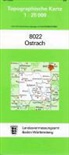 Topographische Karten Baden-Württemberg: Topographische Karte Baden-Württemberg Ostrach