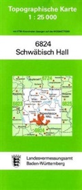 Topographische Karten Baden-Württemberg: Topographische Karte Baden-Württemberg Schwäbisch Hall