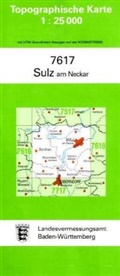Topographische Karten Baden-Württemberg: Topographische Karte Baden-Württemberg Sulz am Neckar