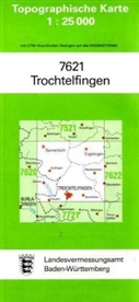 Topographische Karten Baden-Württemberg: Topographische Karte Baden-Württemberg Trochtelfingen