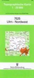 Topographische Karten Baden-Württemberg: Topographische Karte Baden-Württemberg Ulm-Nordwest