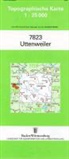 Topographische Karten Baden-Württemberg: Topographische Karte Baden-Württemberg Uttenweiler