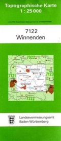 Topographische Karten Baden-Württemberg: Topographische Karte Baden-Württemberg Winnenden