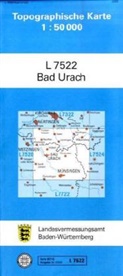 Landesamt für Geoinformation und Landentwicklung B, Landesam für Geoinformation und Landentwi - Topographische Karten Baden-Württemberg, Zivilmilitärische Ausgabe: Topographische Karte Baden-Württemberg, Zivilmilitärische Ausgabe - Bad Urach